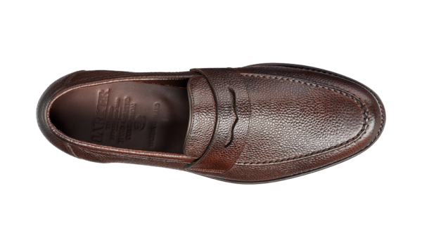 Jevington - Dark Brown Grain Loafer Shoe - Image 3